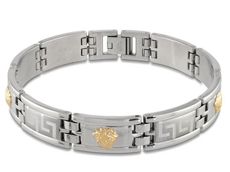 versace bracelets for men|versace stainless steel bracelet.